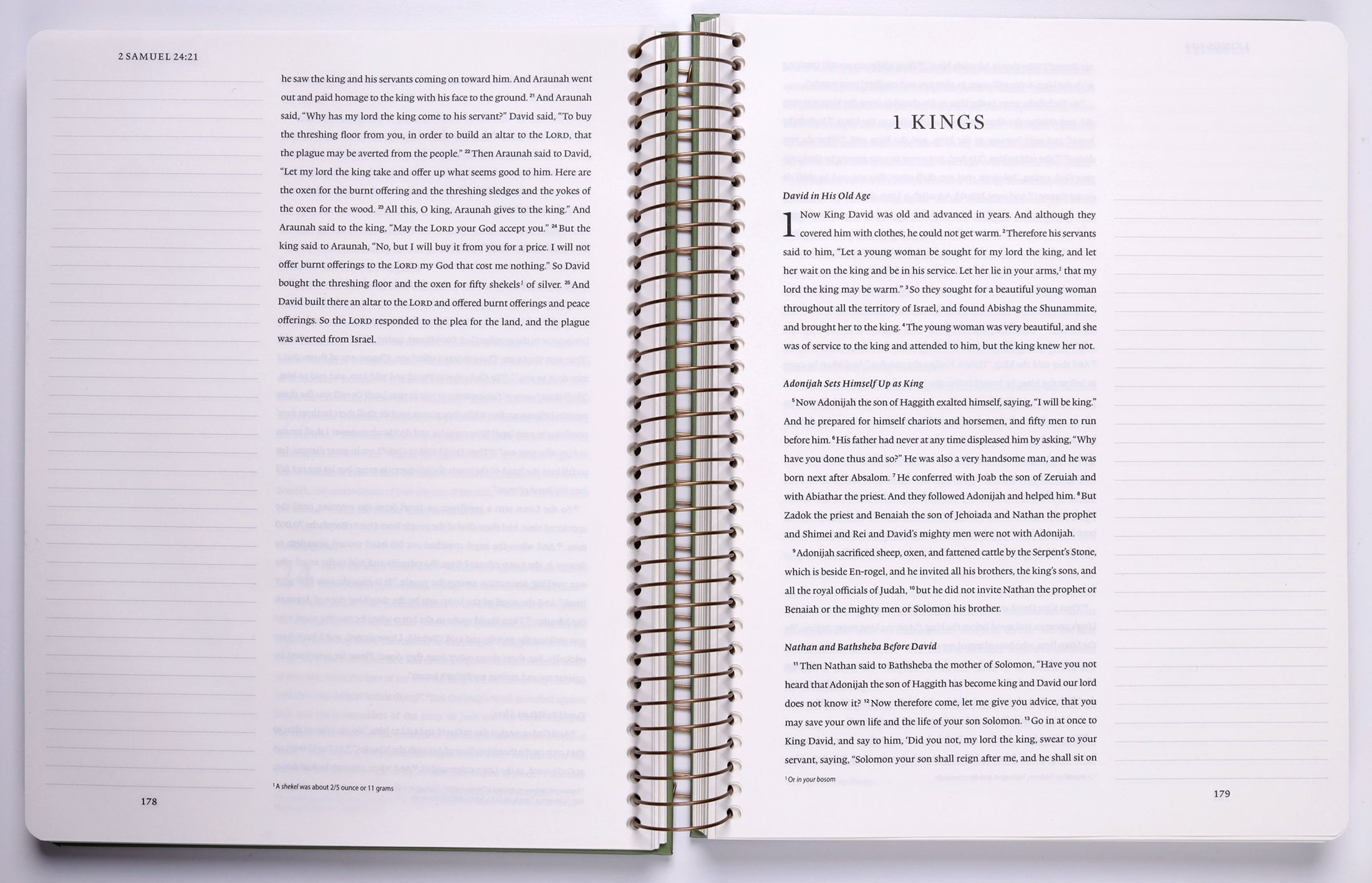 ESV Journaling Bible, History (Spiral Hardcover)