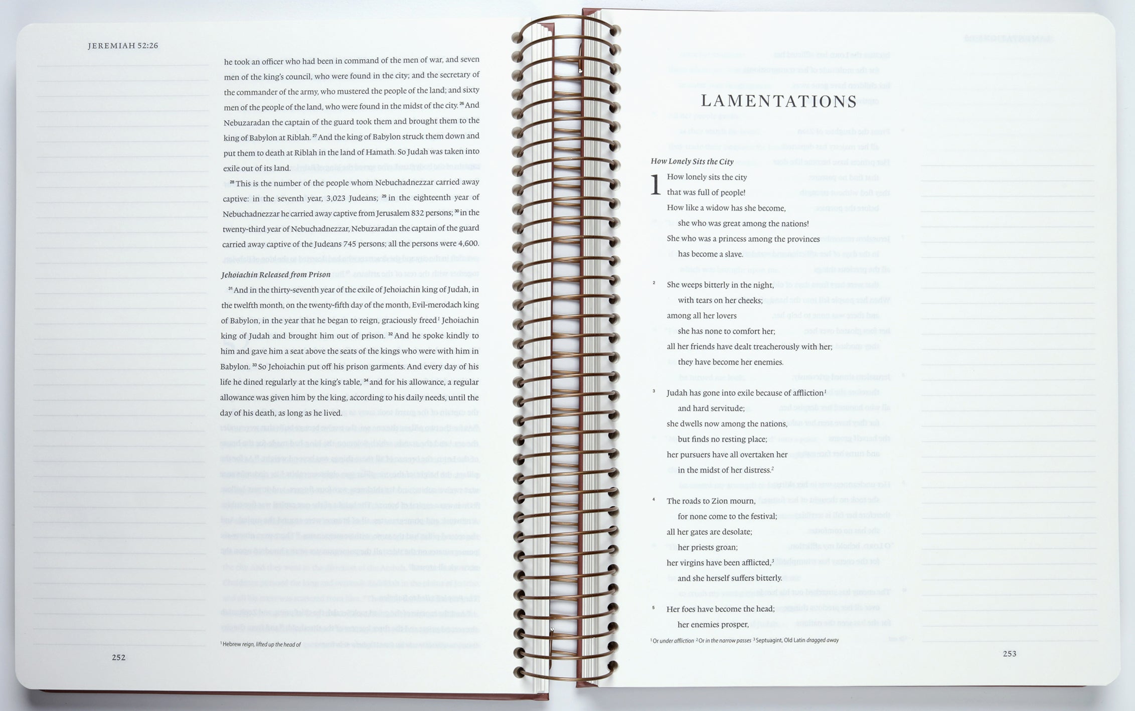ESV Journaling Bible, Prophets (Spiral Hardcover)