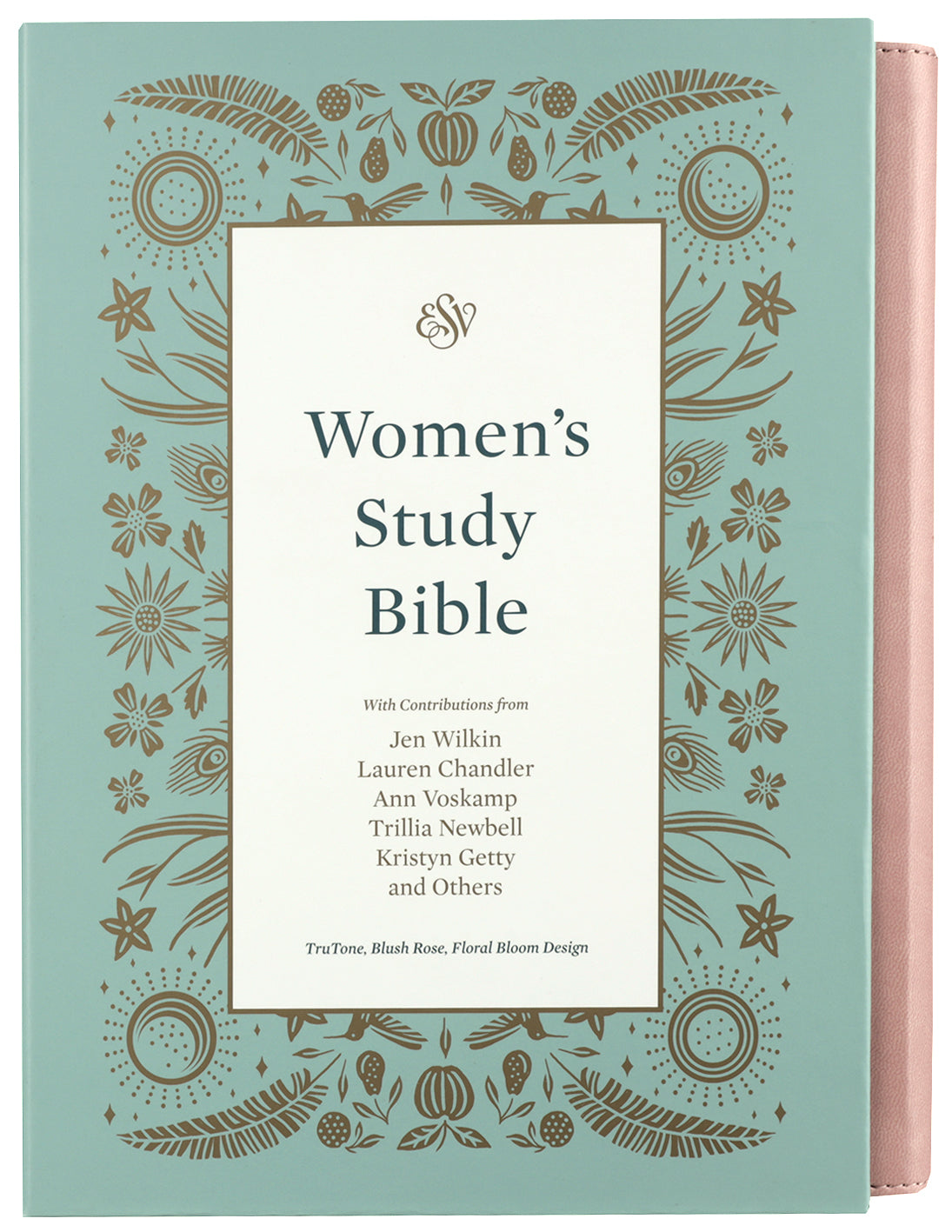 ESV Women's Study Bible, Blush Rose, Floral Bloom Design