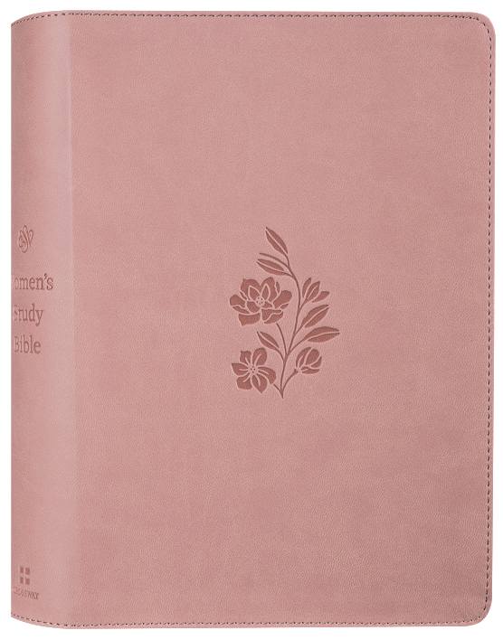 ESV Women's Study Bible, Blush Rose, Floral Bloom Design