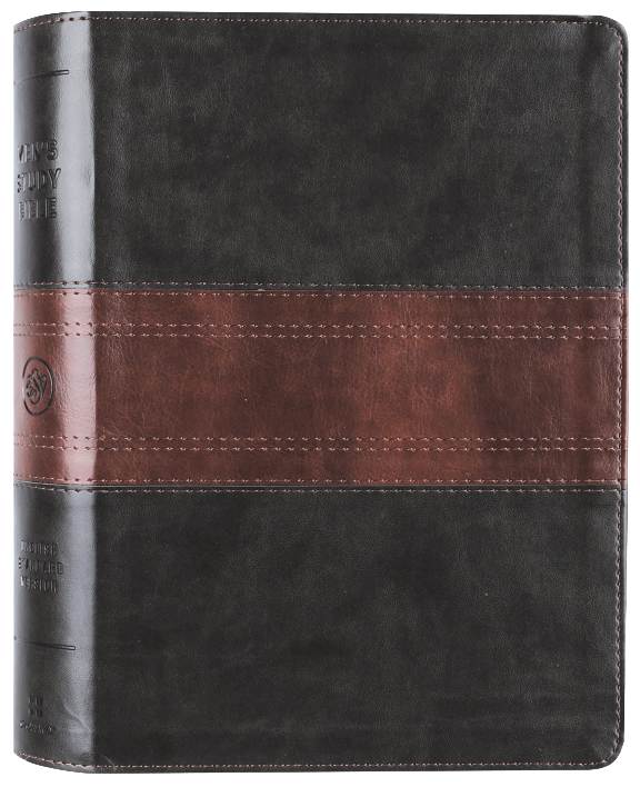 ESV Men's Study Bible, Forest/Tan, Trail Design