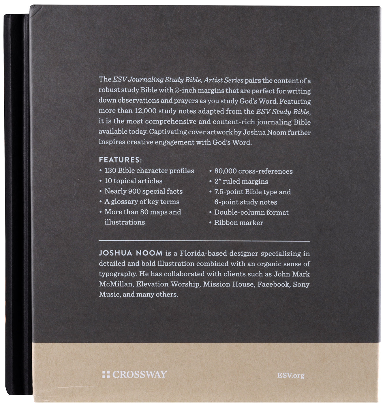 ESV Journaling Study Bible, Artist Series by Joshua Noom, The Lion and the Lamb
