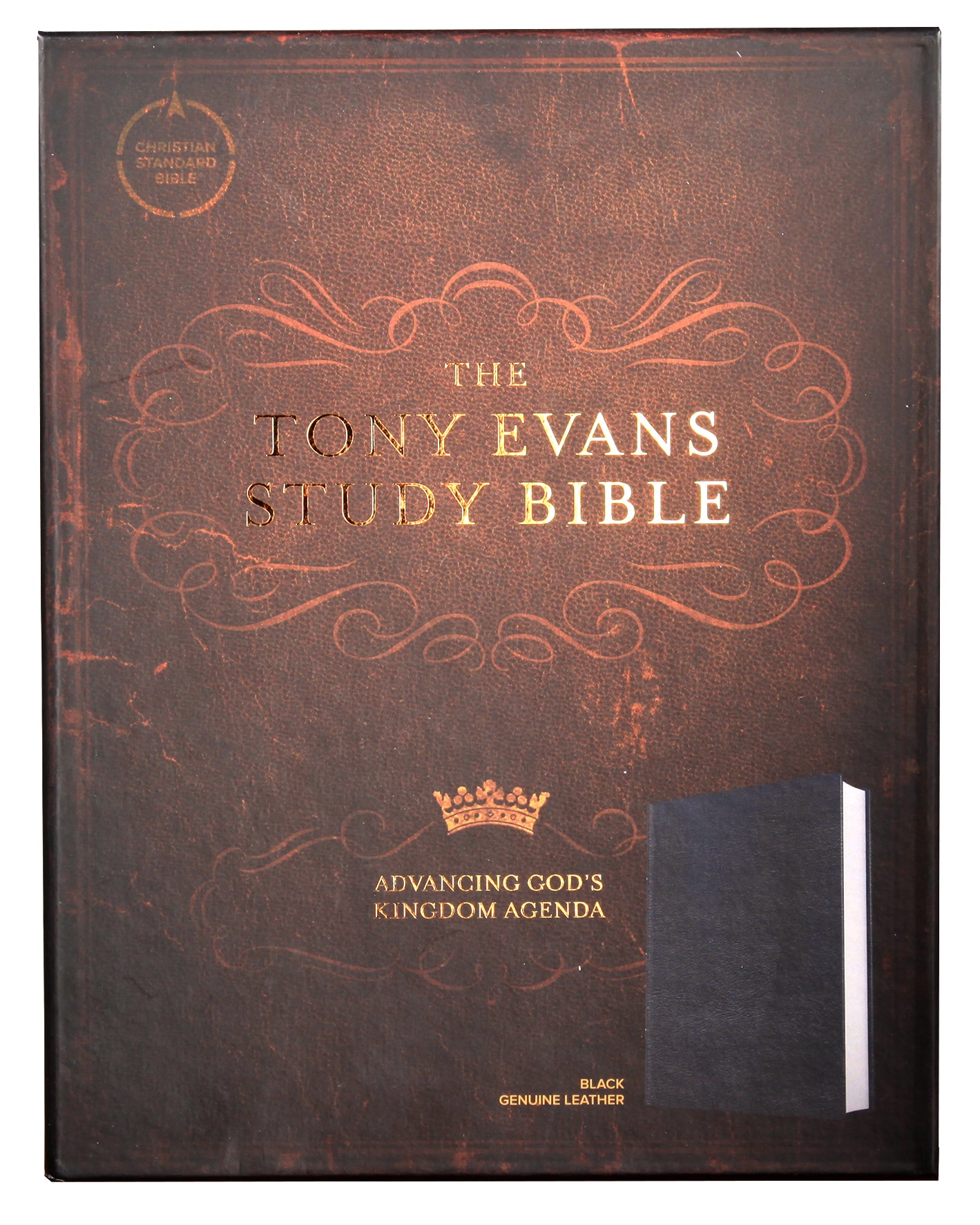 CSB Tony Evans Study Bible Black (Black Letter Edition)