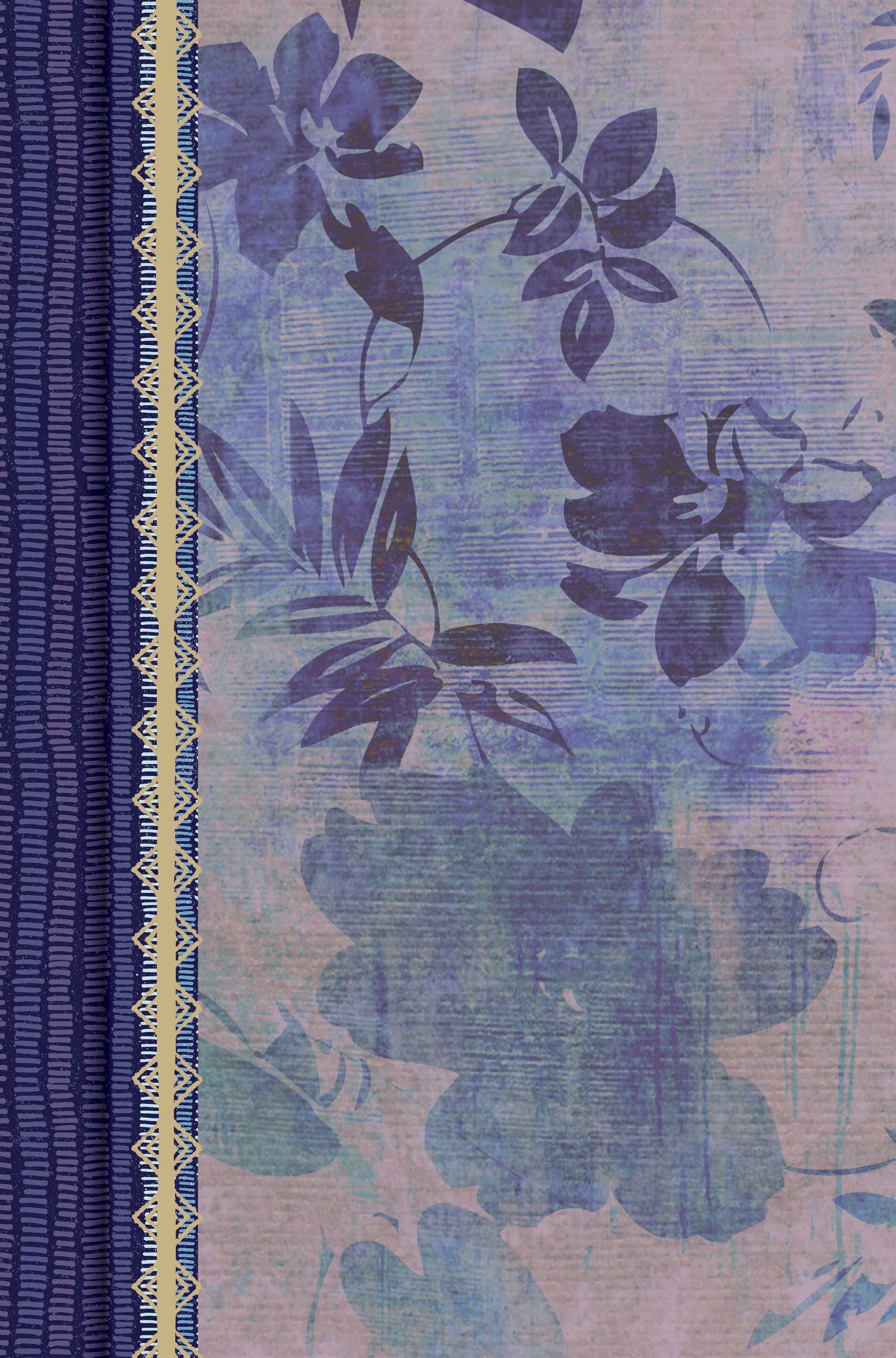 Rvr 1960 Biblia De Estudio Para Mujeres Azul Floreado Tela Impresa Con Ndice