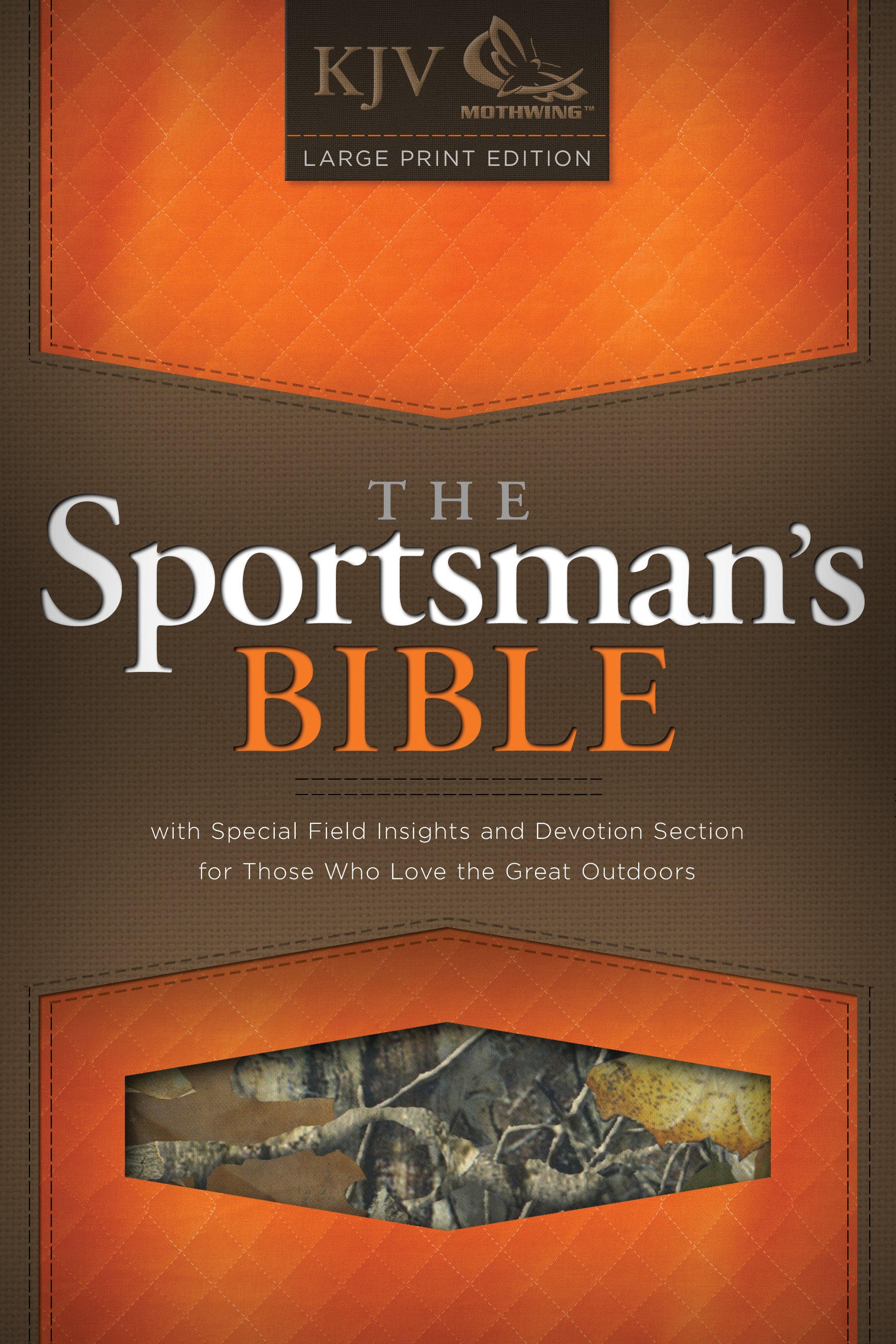 KJV Large Print Sportsman's Bible Mothwing Camouflage