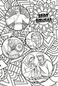 Ntv La Gran Historia Biblia Interactiva Blanco En Tela Para Colorear
