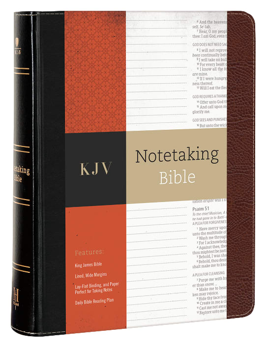 KJV Notetaking Bible Black/Brown