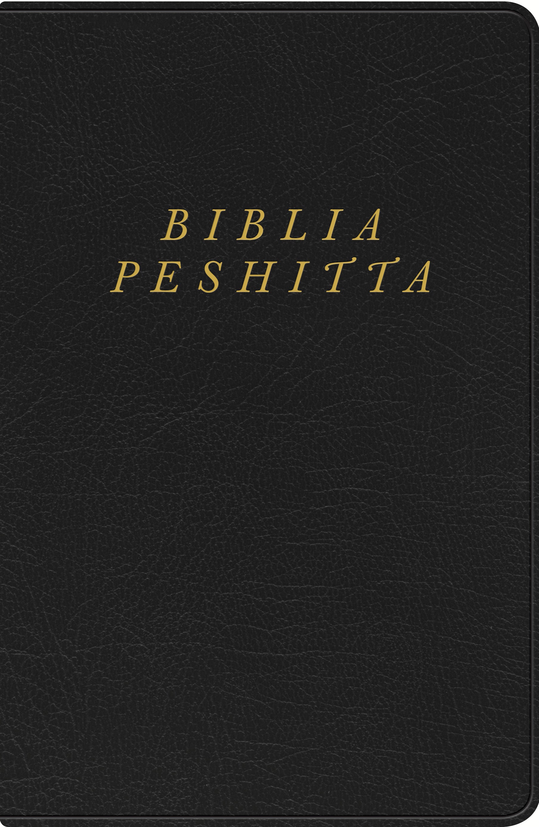 Biblia Peshitta Negro Imitacin Piel
