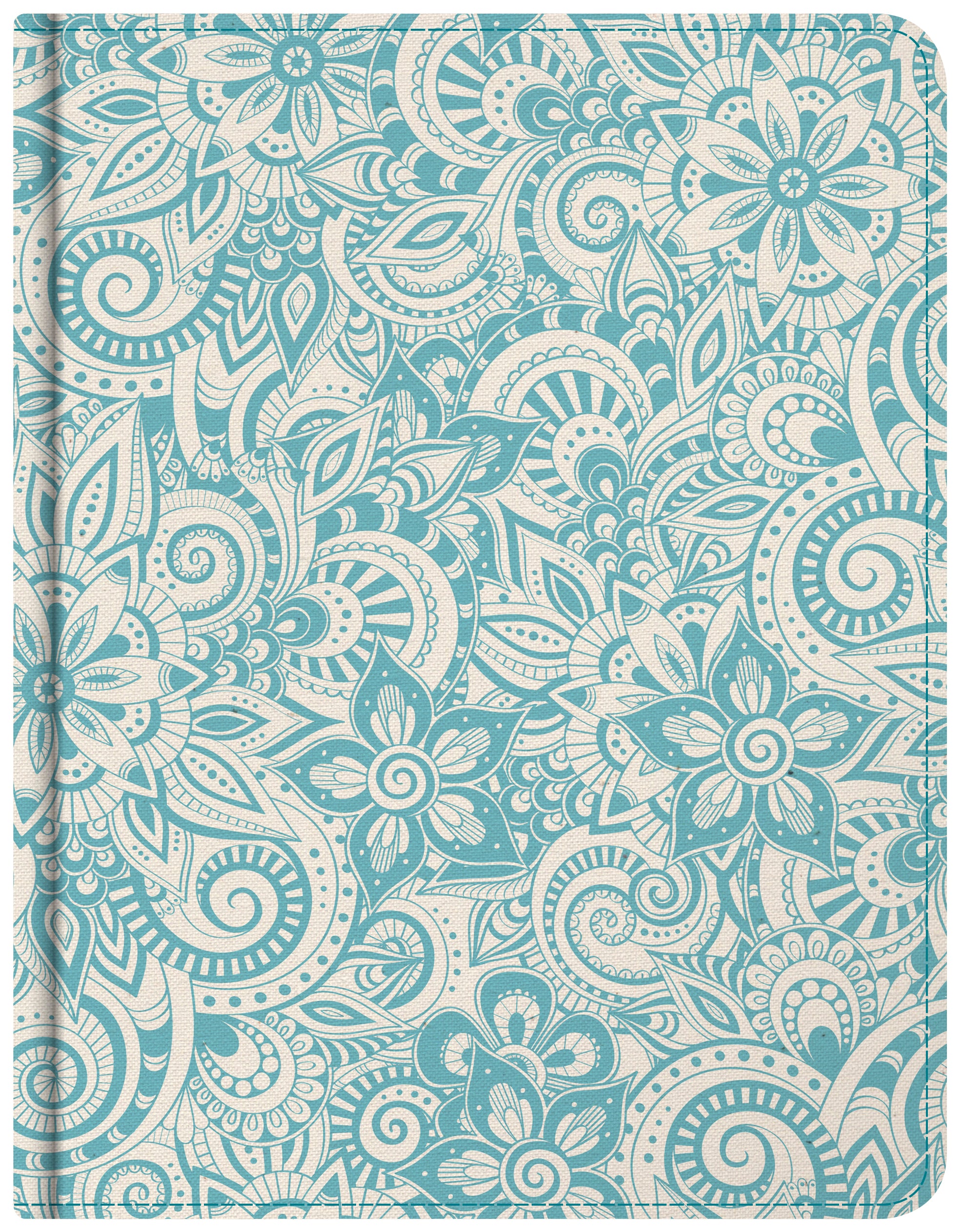 KJV Notetaking Bible Blue Floral