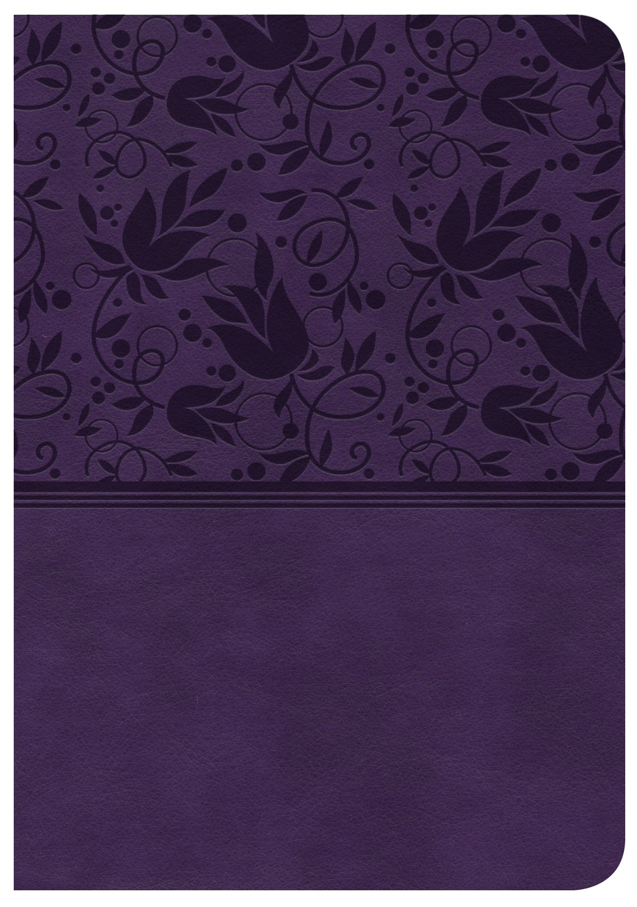 CSB Large Print Compact Reference Bible Purple Indexed Red Letter Edition