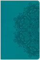 CSB Large Print Personal Size Reference Bible Teal Indexed Red Letter Edition