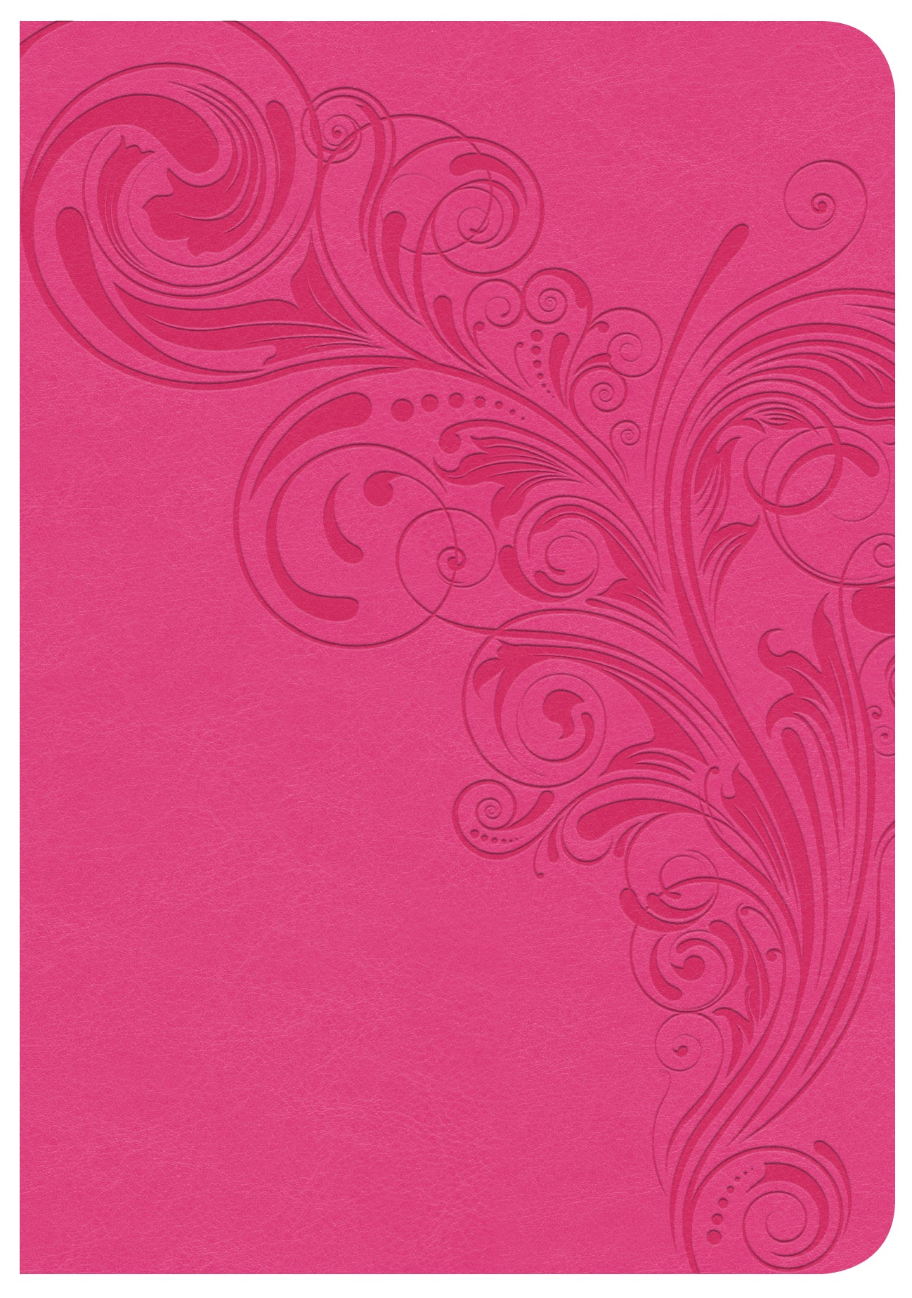 CSB Large Print Compact Reference Bible Pink Indexed (Red Letter Edition)