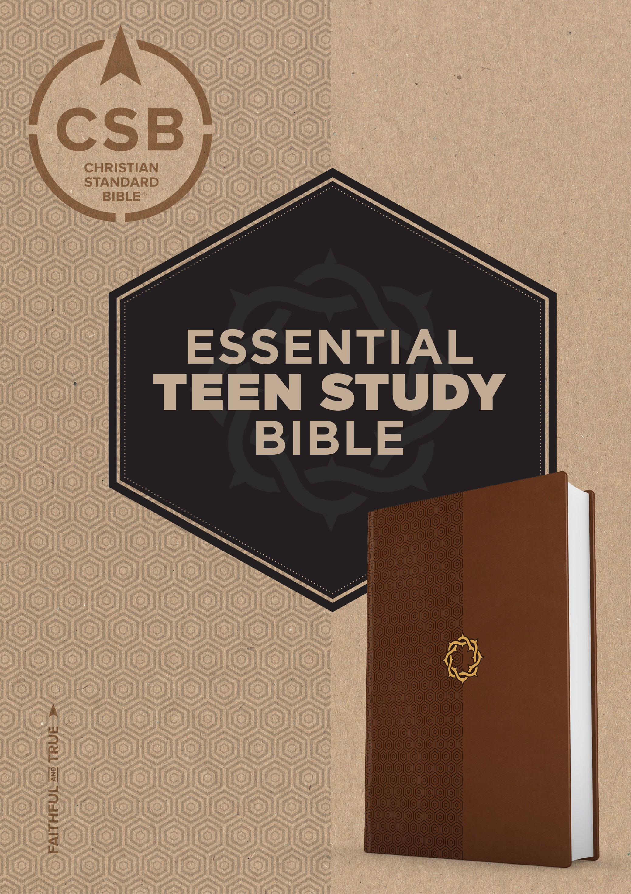 CSB Essential Teen Study Bible Walnut