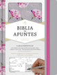 Rvr 1960 Biblia De Apuntes Gris Y Floreado Tela Impresa