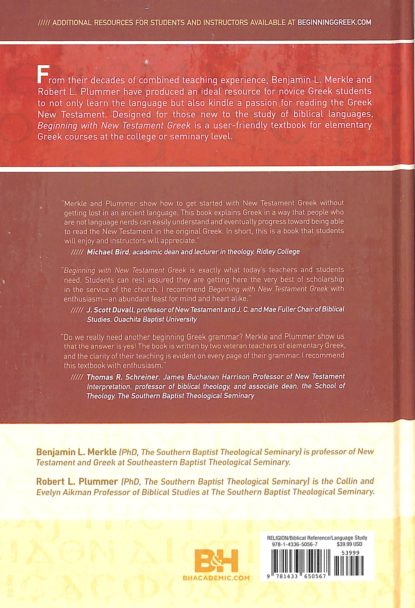 Getting Started With New Testament Greek: A Beginner's Study of the Grammar and Syntax of the New Testament