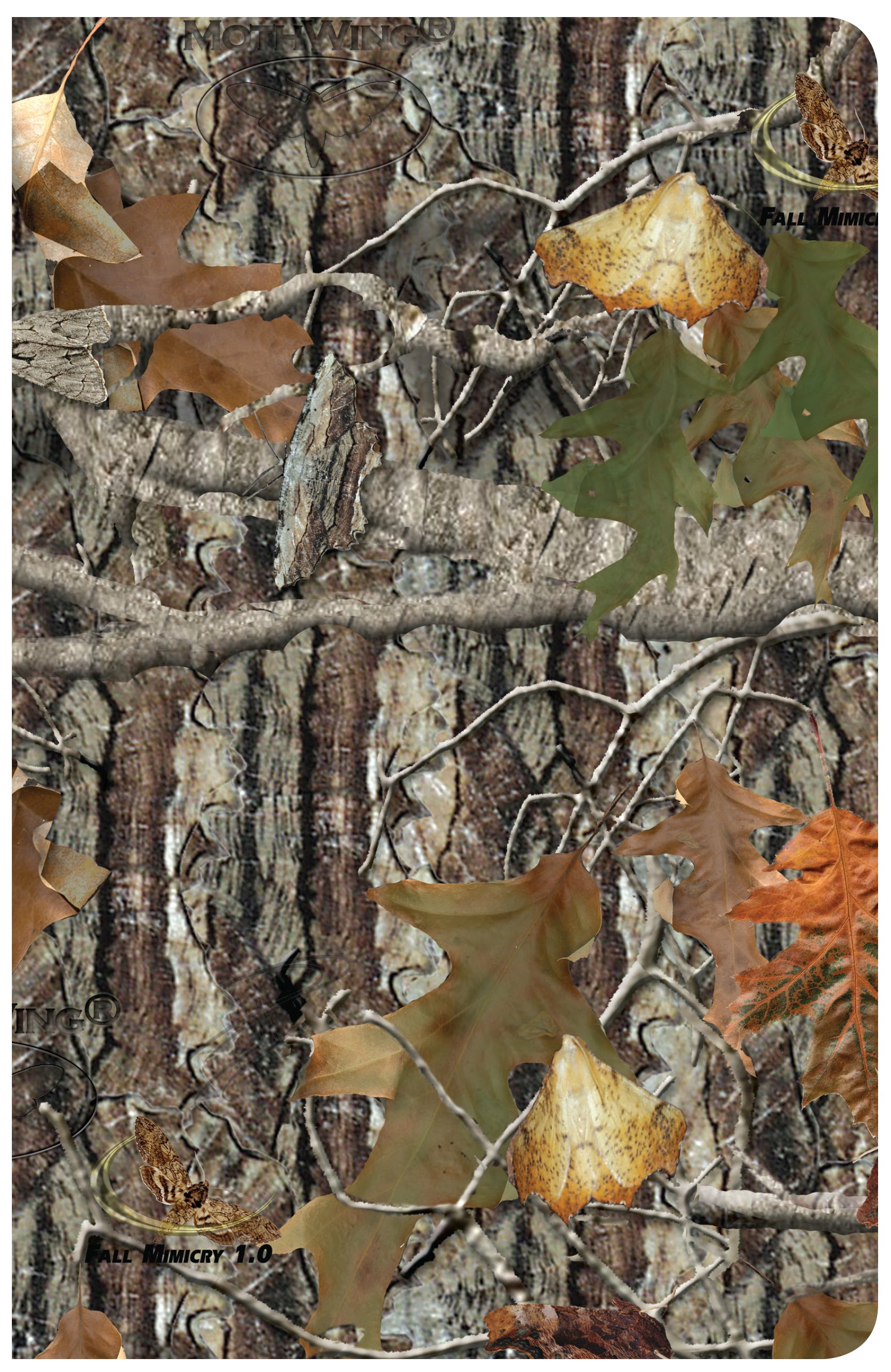 CSB Sportsman's Bible Large Print Personal Size Edition Mothwing Camouflage Leathertouch