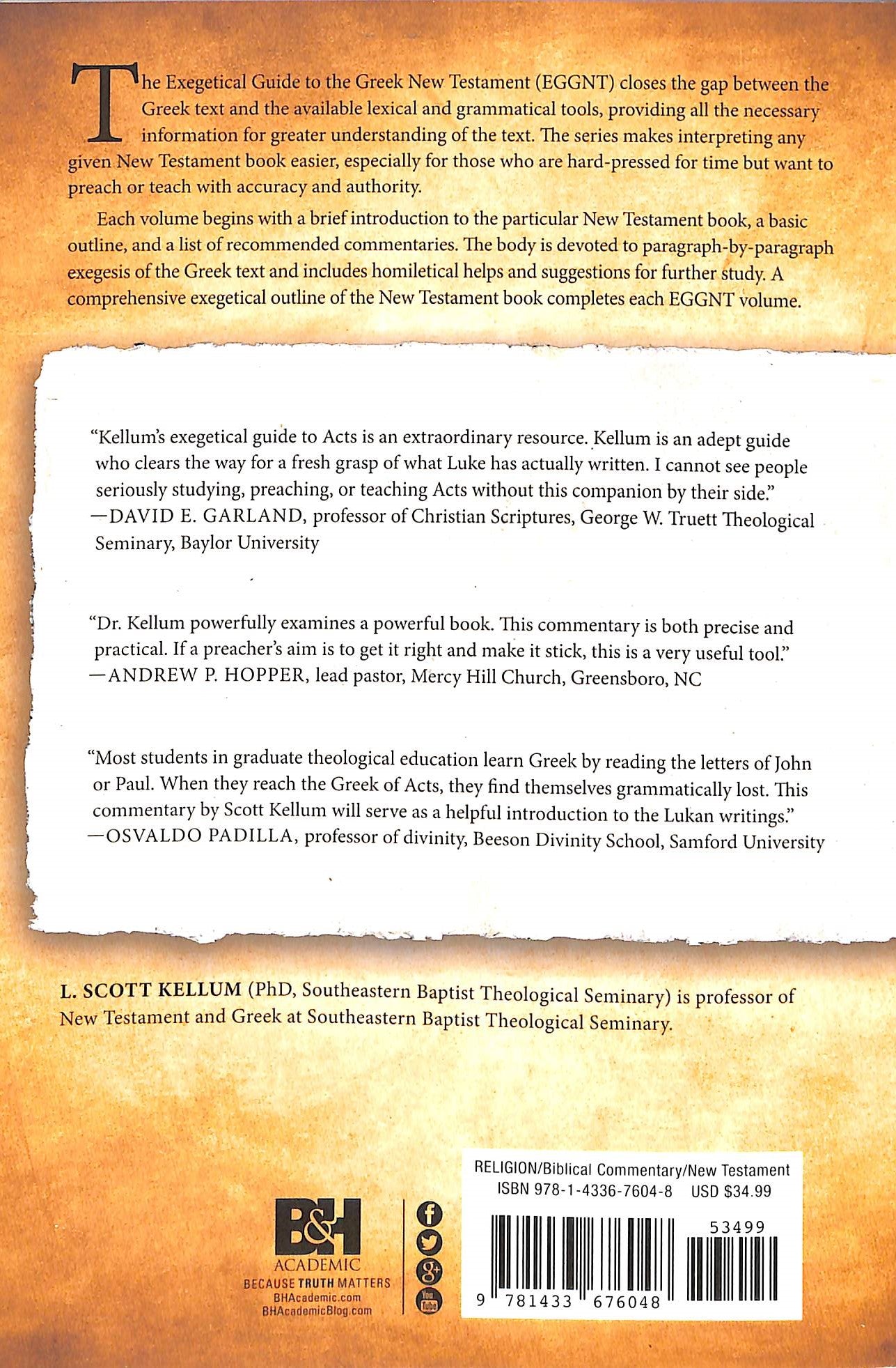 Acts (Exegetical Guide To The Greek New Testament Series)
