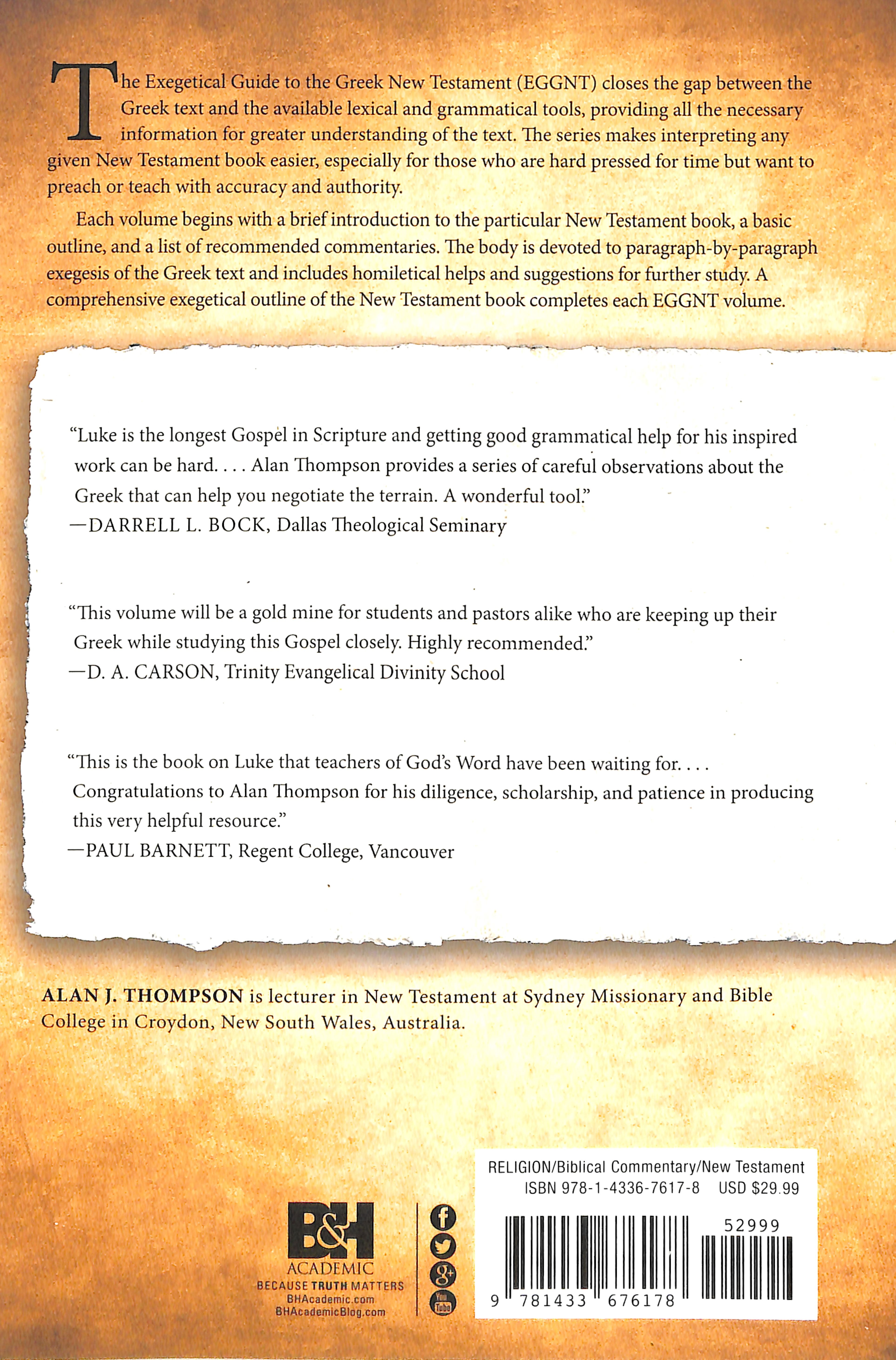 Luke (Exegetical Guide To The Greek New Testament Series)