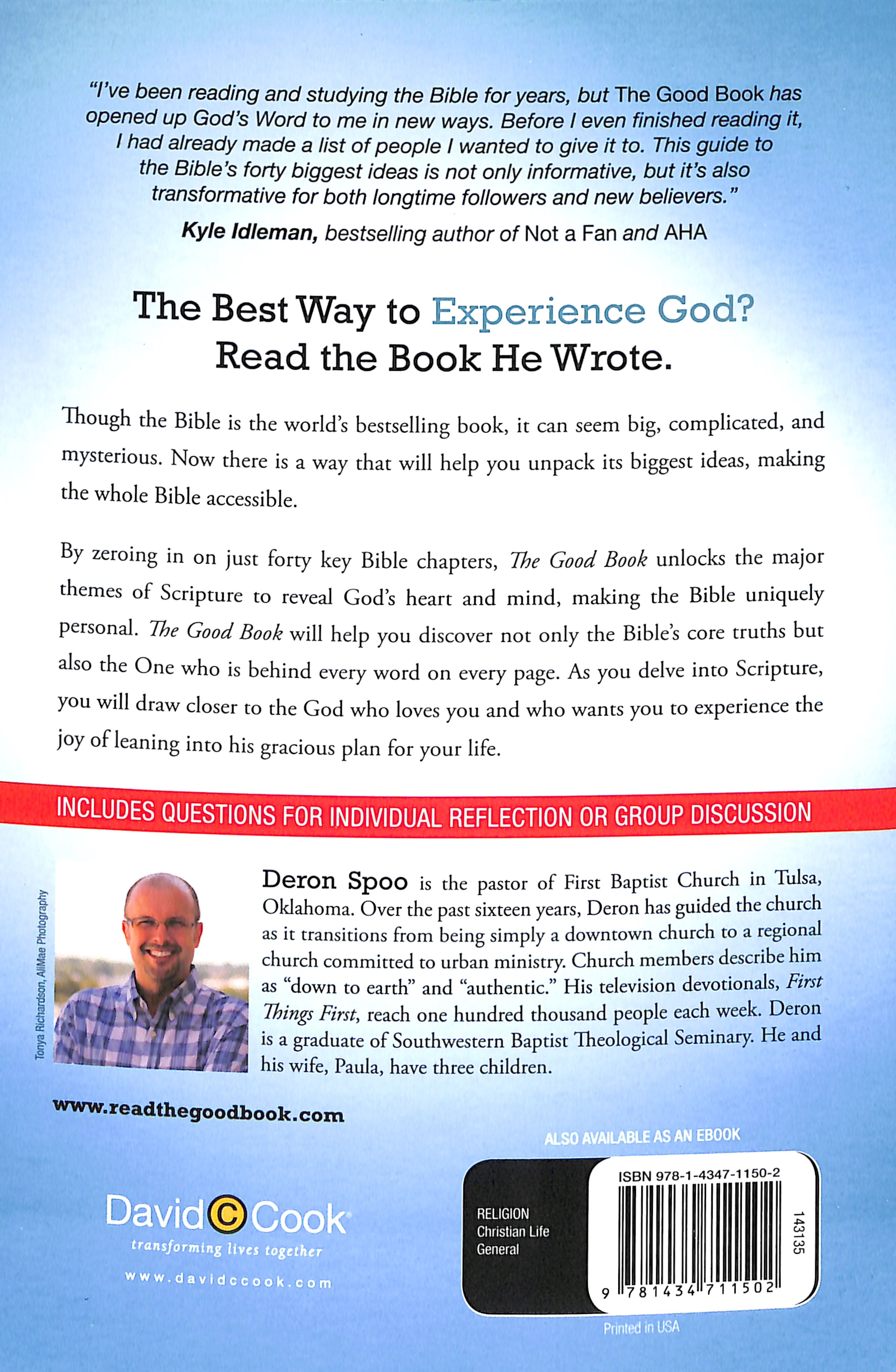 The Good Book: 40 Chapters That Reveal the Bible's Biggest Ideas
