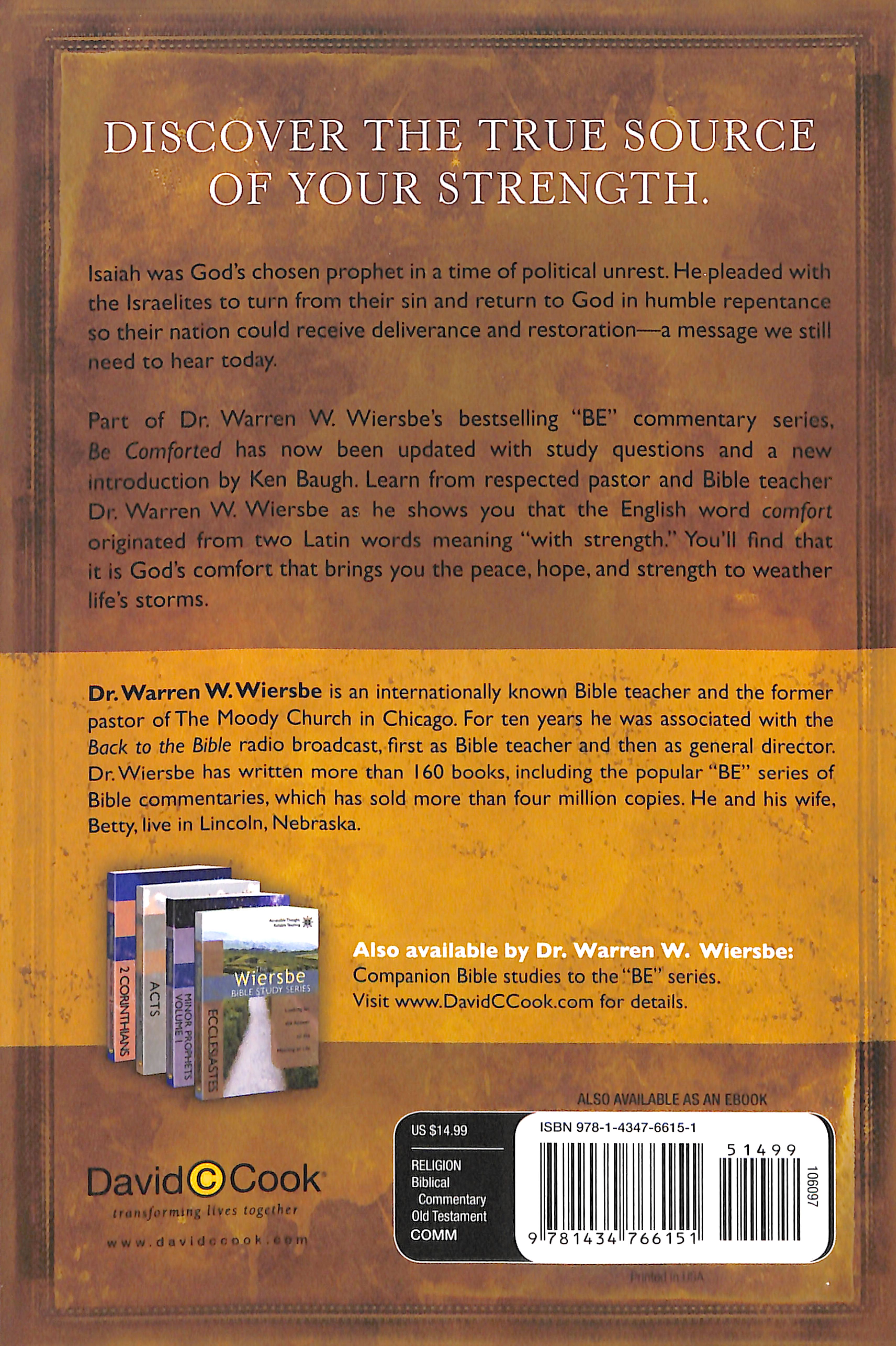 Be Comforted (Isaiah) (Be Series)