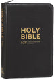 NIV Pocket Bible Black Bonded Leather With Zip