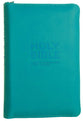 NIV Pocket Bible Cyan Soft-Tone With Zip