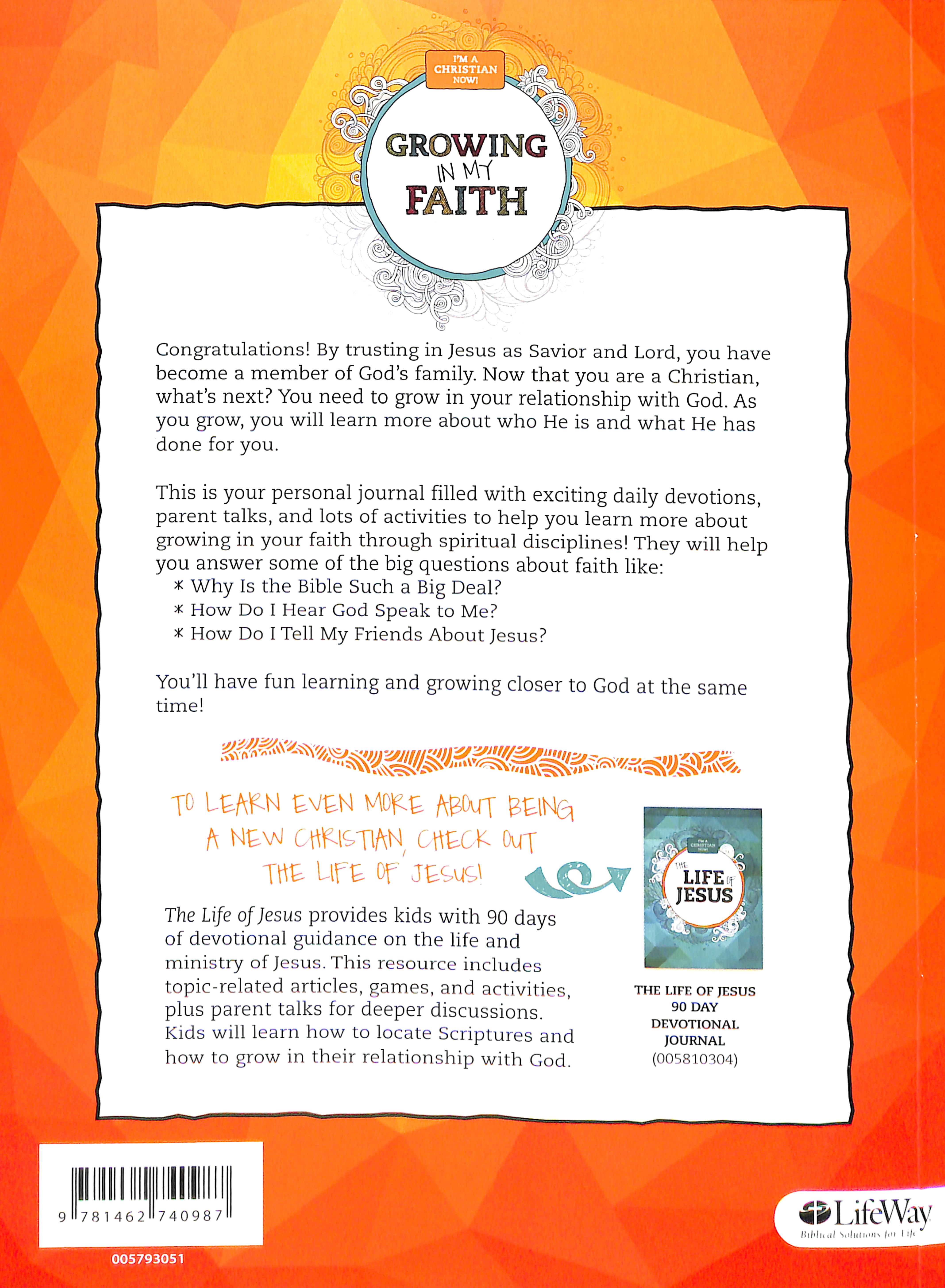 I'm a Christian, Now: Growing in My Faith - 90 Day Devotional Journal For Kids With Daily Activities