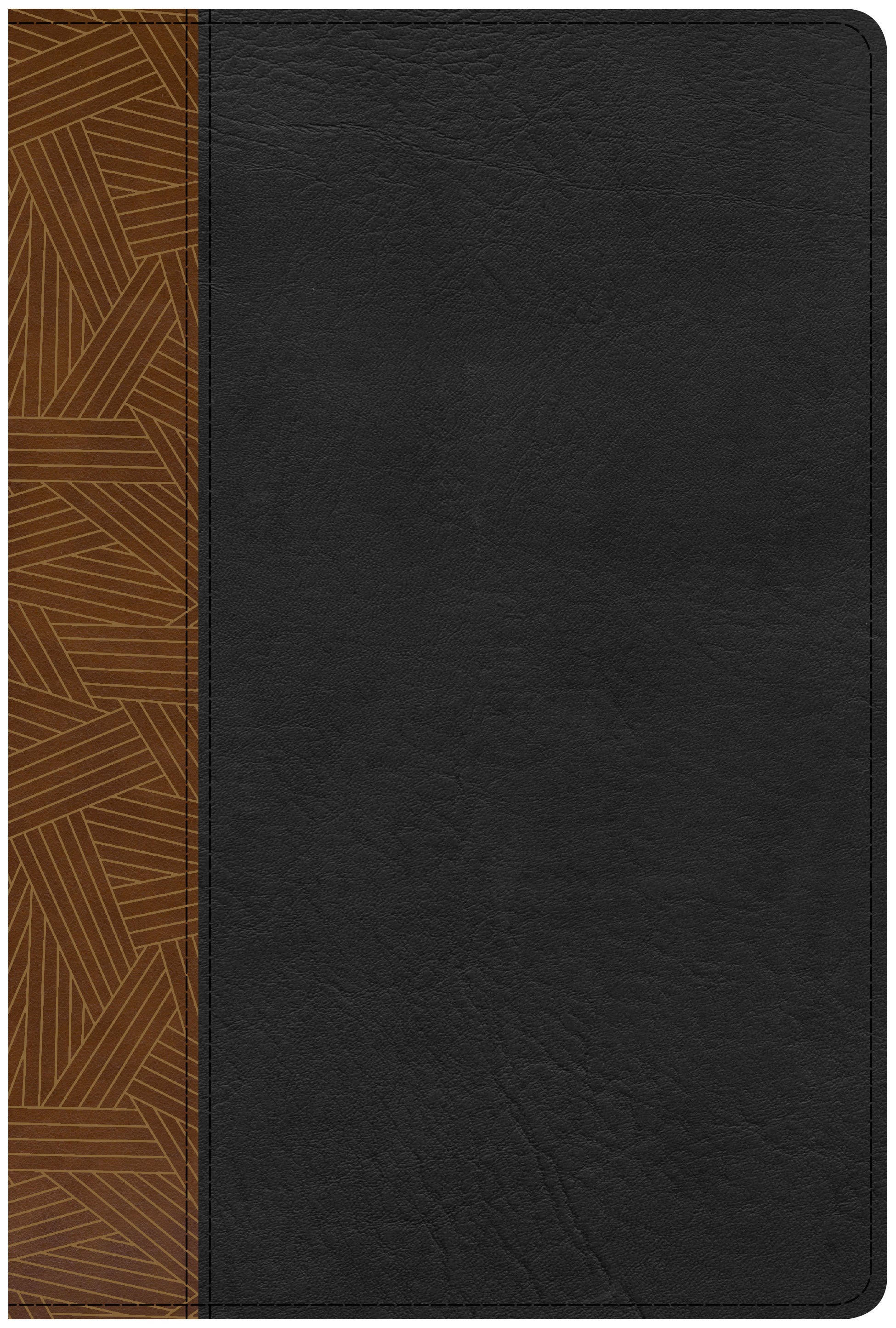 CSB Rainbow Study Bible Black/Tan Indexed