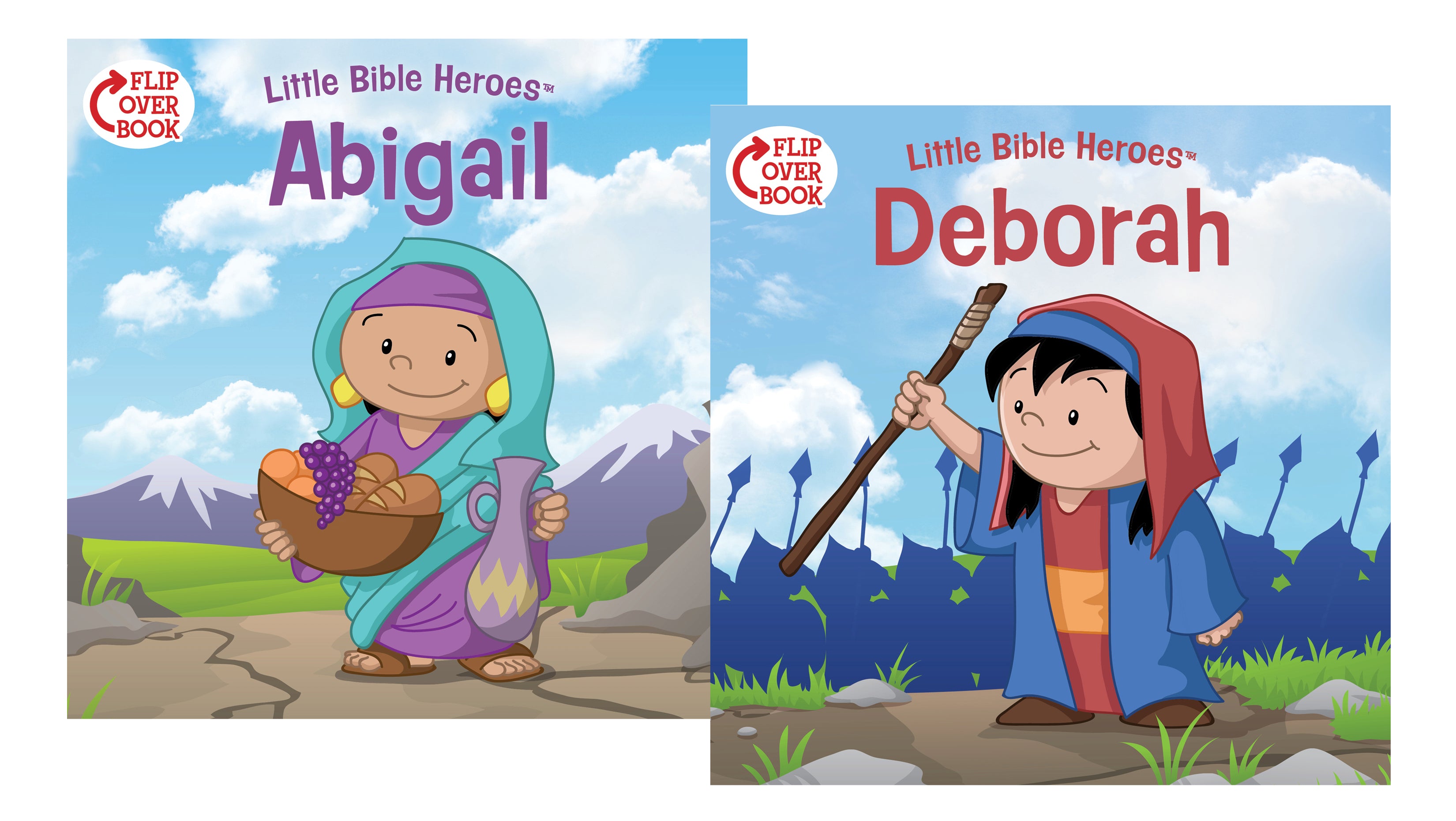 Deborah/Abigail Flip-Over Book (Little Bible Heroes Series)