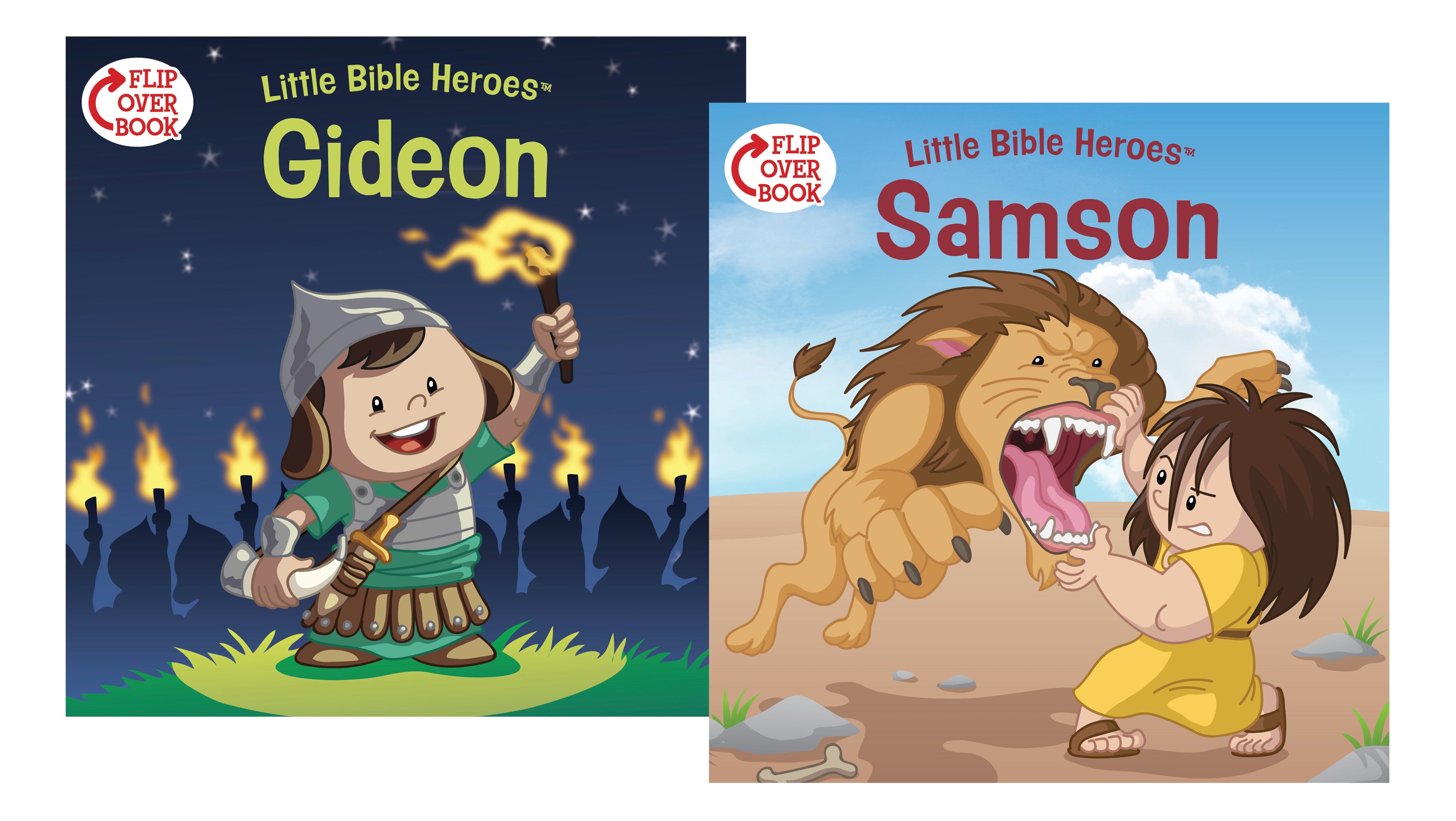 Samson/Gideon Flip-Over Book (Little Bible Heroes Series)