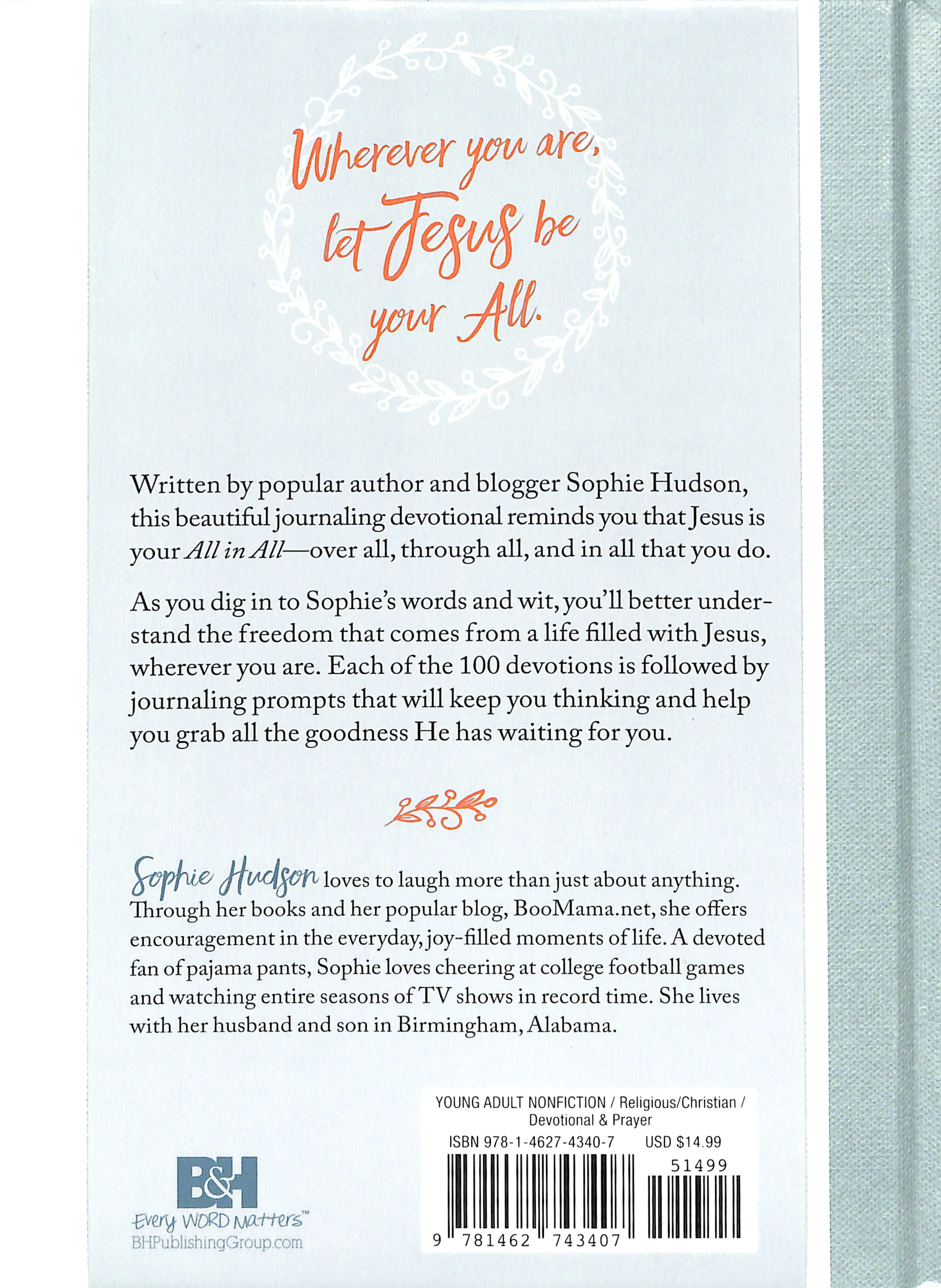 All in All Journaling Devotional: Living a Life That's Whole and Free