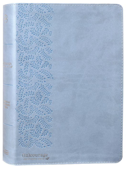 CSB Courage Devotional Bible Blue (Black Letter Edition) (In)