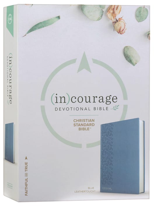 CSB Courage Devotional Bible Blue (Black Letter Edition) (In)