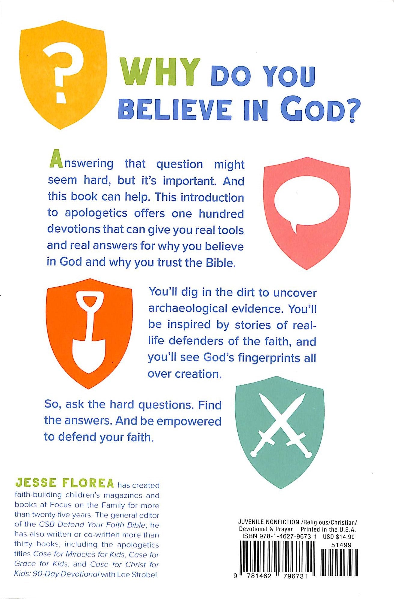 Defend Your Faith Devotional: 100 Devotions For Kids With Questions