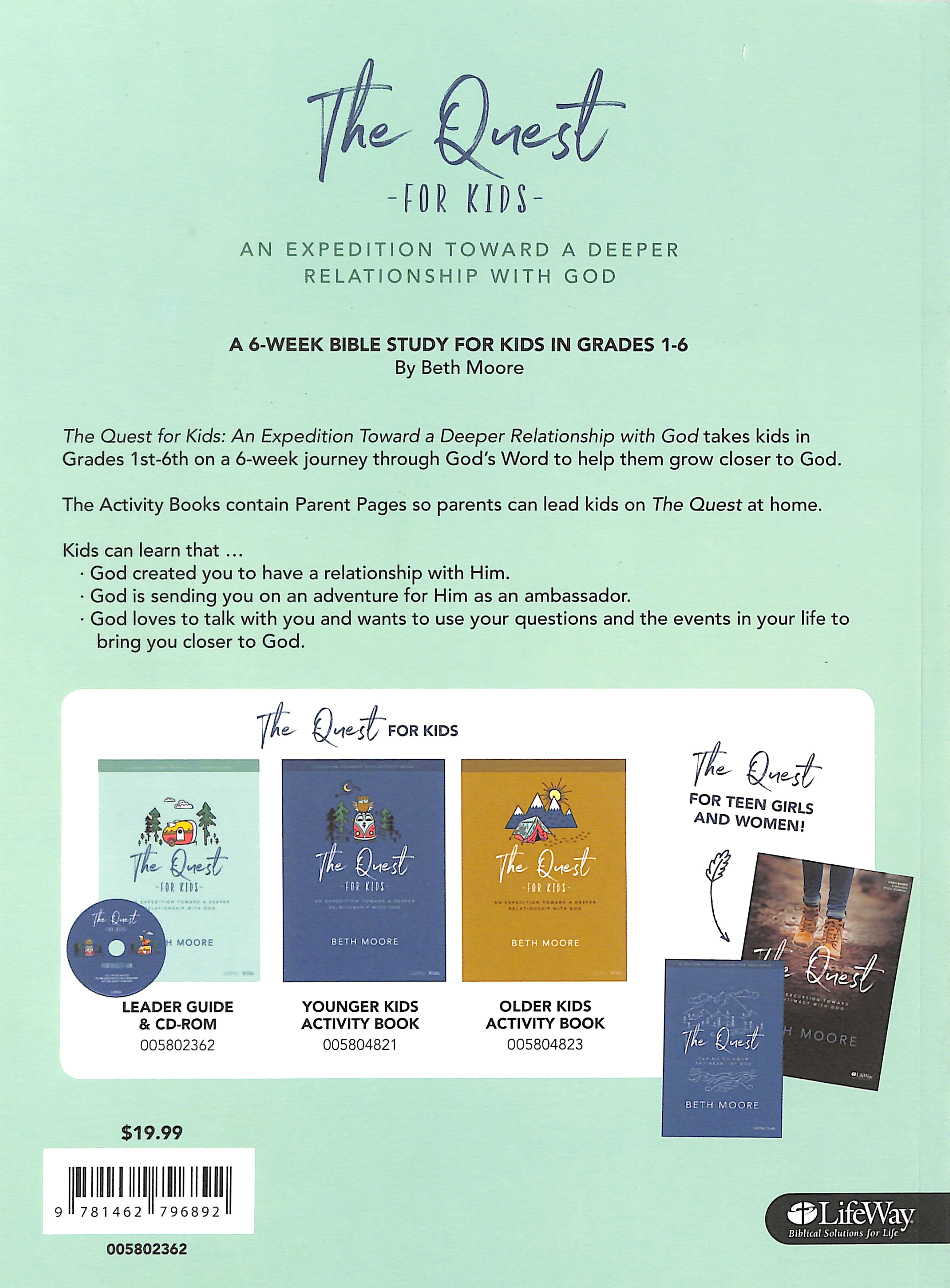 The Quest (Kids Bible Study Leader Guide)