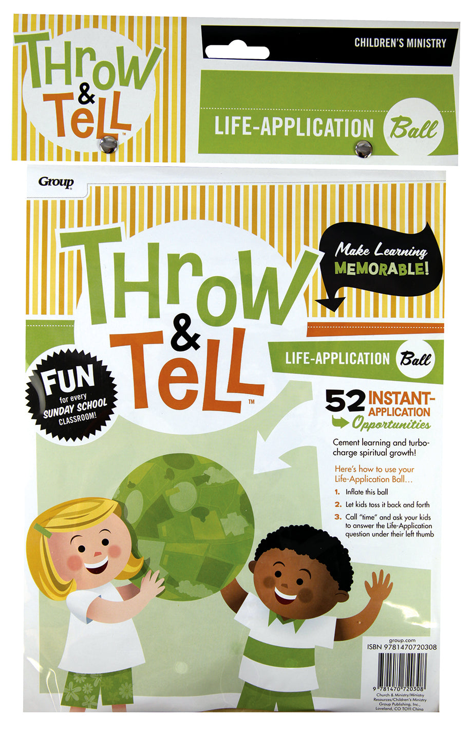 Throw & Tell Ball: Life Application