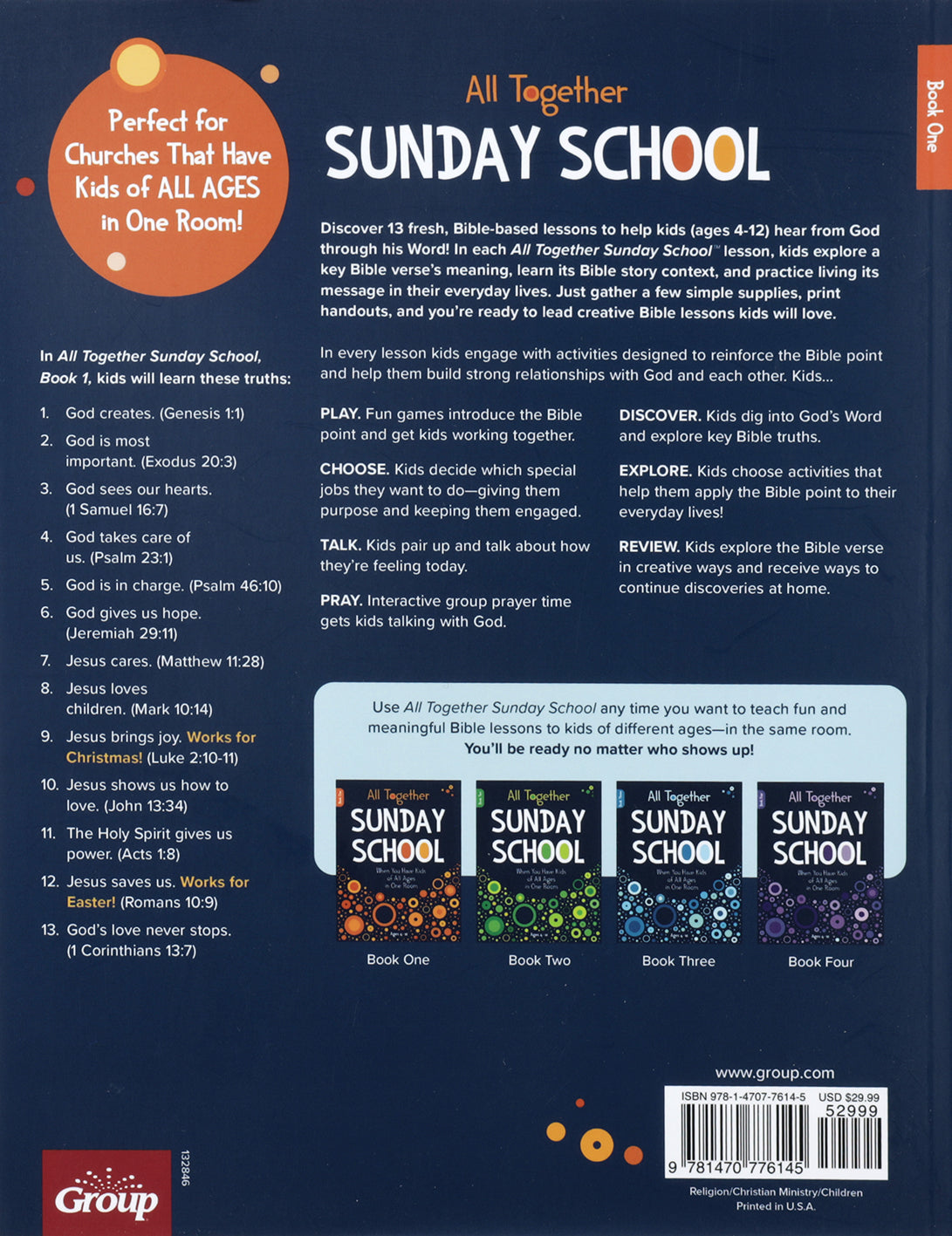 All Together Sunday School (Book 1): When You Have Kids of All Ages in One Room (Ages 4-12)