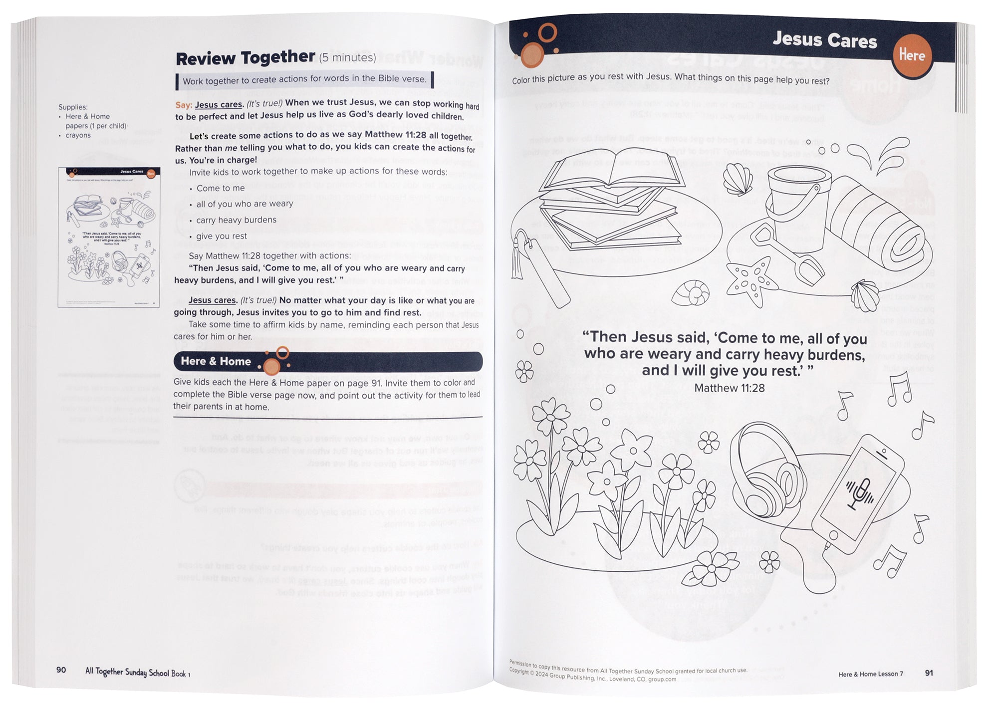 All Together Sunday School (Book 1): When You Have Kids of All Ages in One Room (Ages 4-12)