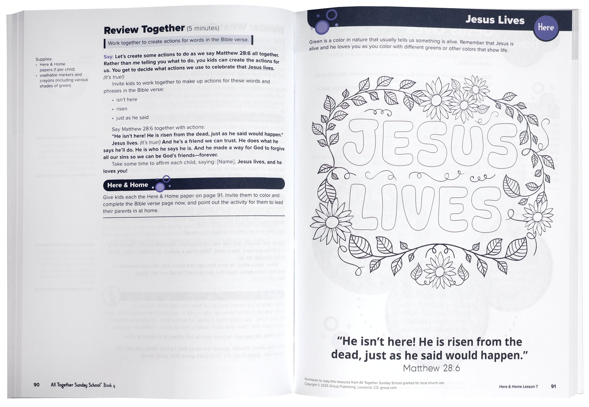 All Together Sunday School (Book 4): When You Have Kids of All Ages in One Room (Ages 4-12)
