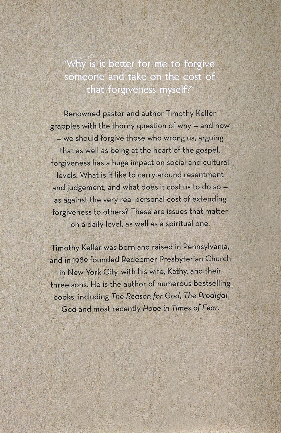 Forgive: Why Should I and How Can I?