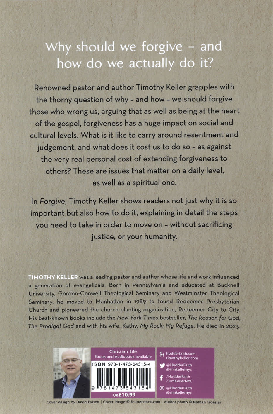 Forgive: Why Should I and How Can I?
