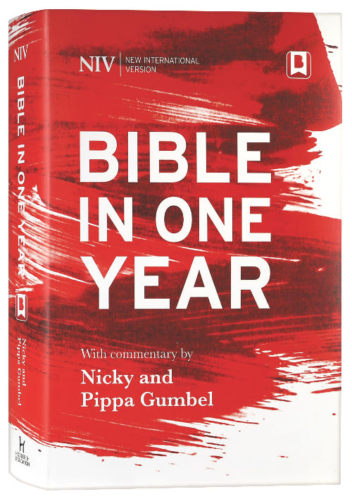NIV Bible in One Year With Daily Commentary