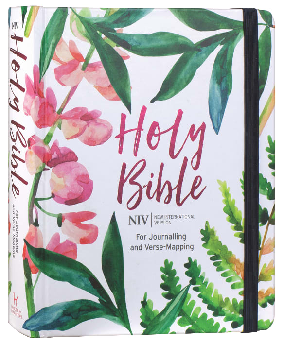 NIV Verse Mapping Bible Floral Pink