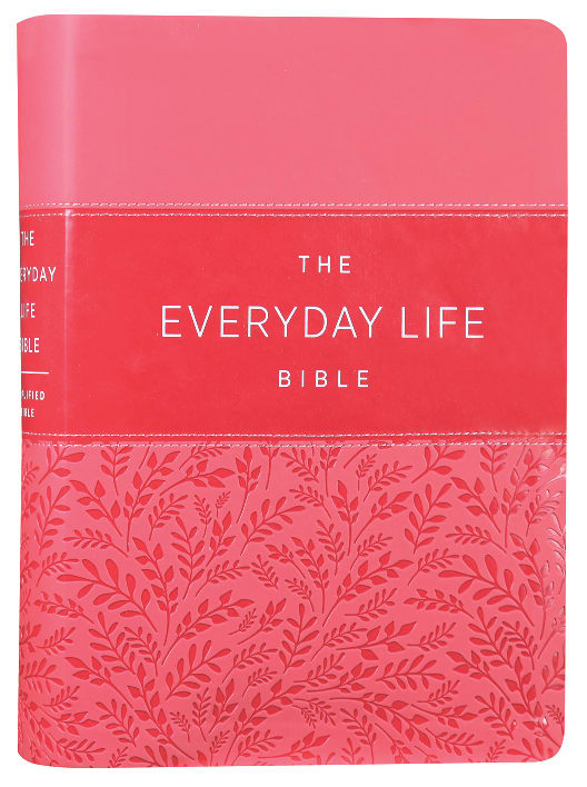 Amplified The Everyday Life Bible Pink