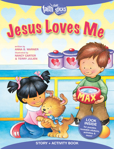 Jesus Loves Me (Reusuable Stickers) (Faith That Sticks Story & Activity Book Series)