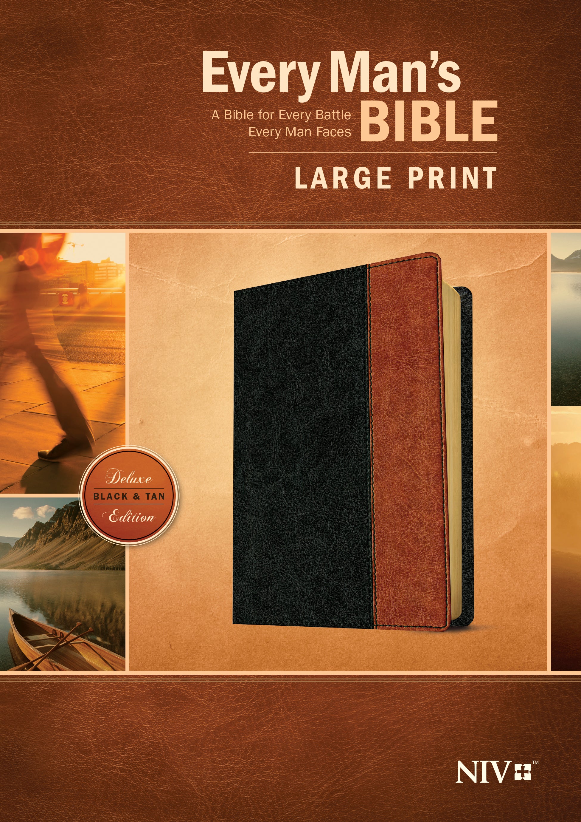 NIV Every Man's Bible Large Print (Black Letter Edition)