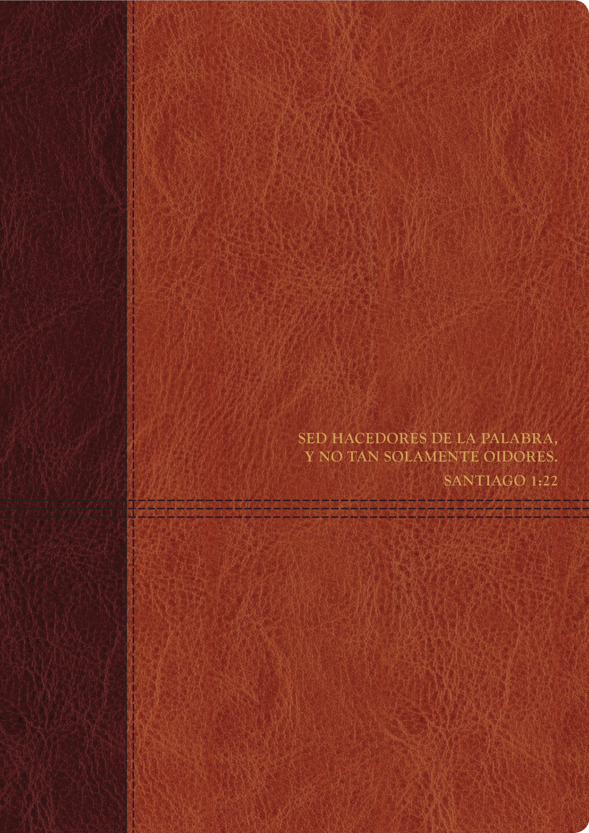 Rvr60 Biblia De Estudio Del Diario Vivir Brown/Tan (Red Letter Edition)