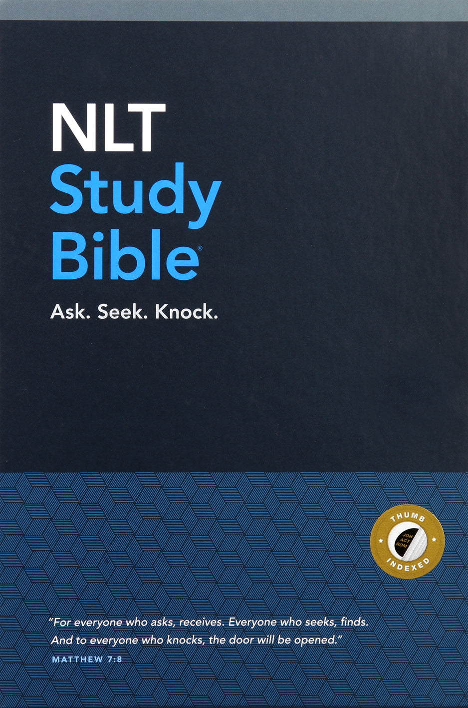 NLT Study Bible Indexed Blue (Red Letter Edition)