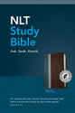 NLT Study Bible Indexed Twilight Blue Brown (Red Letter Edition)