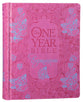 NLT One Year Bible Expressions Pink Flower Deluxe (Black Letter Edition)